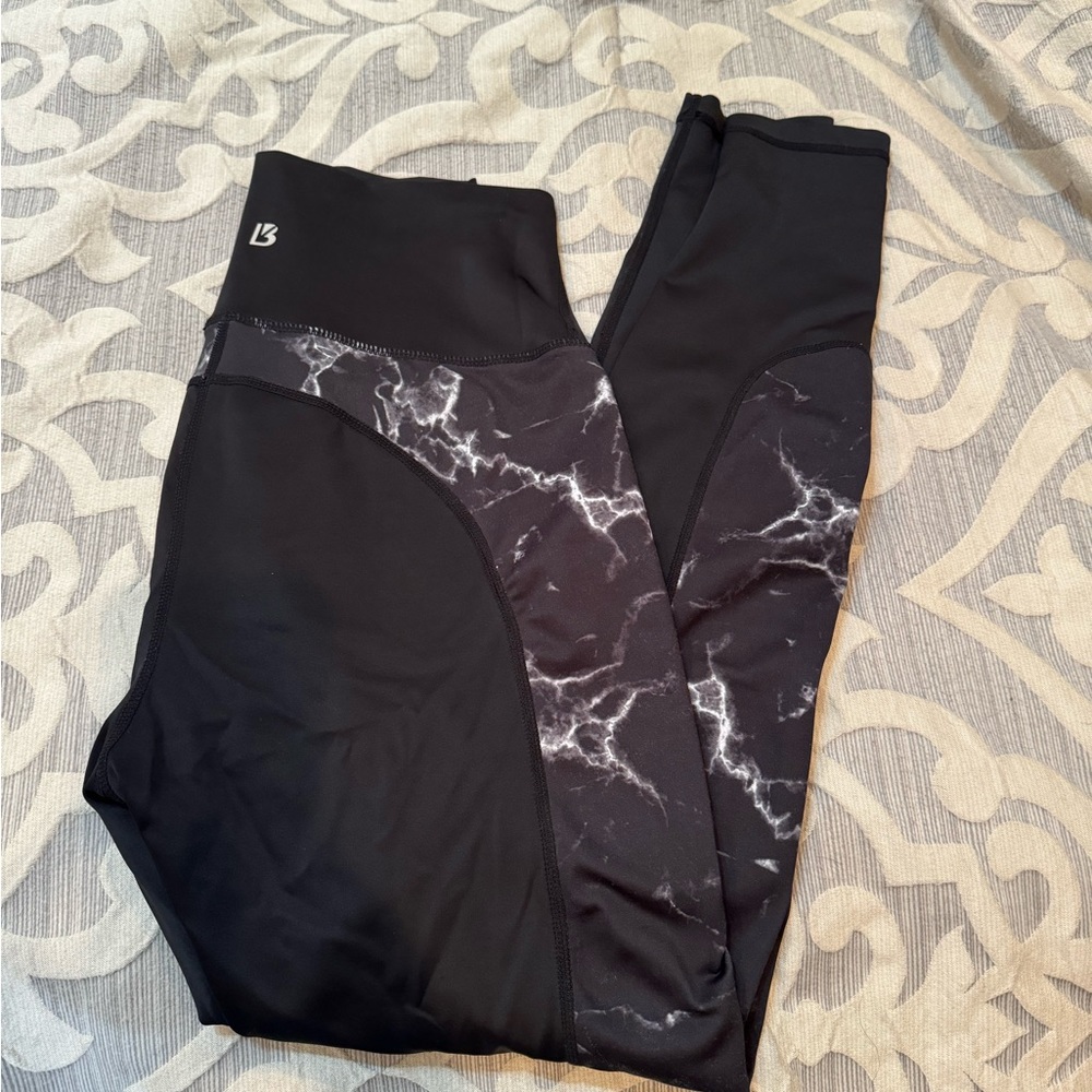 Buffbunny Black Marble Leggings